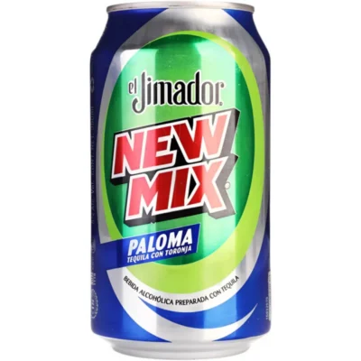 Lata de el Jimador New Mix Paloma 355 ml, bebida de tequila con toronja