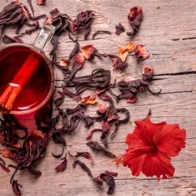 Flor de Jamaica seca para agua de jamaica e infusiones