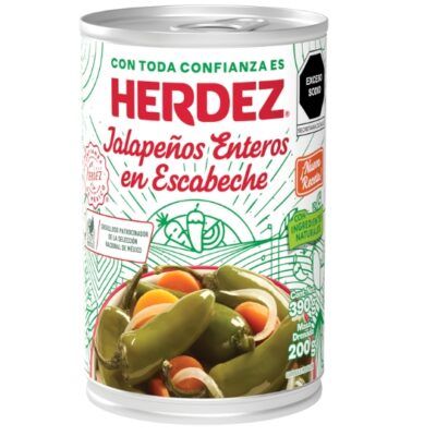 Jalapeños Enteros en Escabeche Herdez 390g
