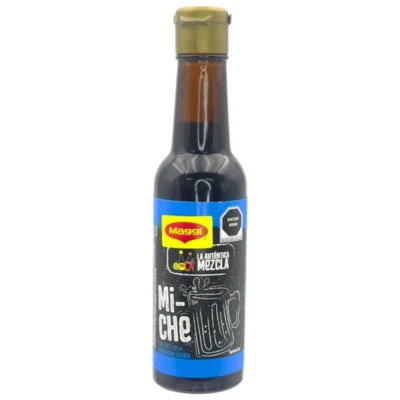 Botella de Maggi Mi-Che sazonador para michelada 145 ml, mezcla mexicana