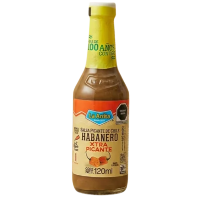 Salsa Habanero Extra Picante La Anita 120ml