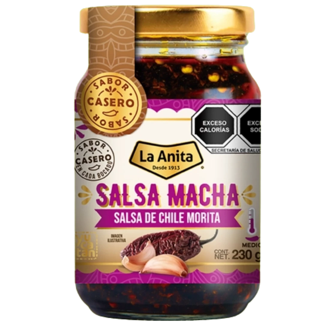 Salsa Macha de Chile Morita La Anita 230 g