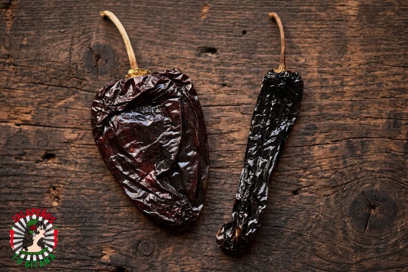 Chile ancho y chile pasilla Tajín — los dos chiles oscuros de la cocina mexicana
