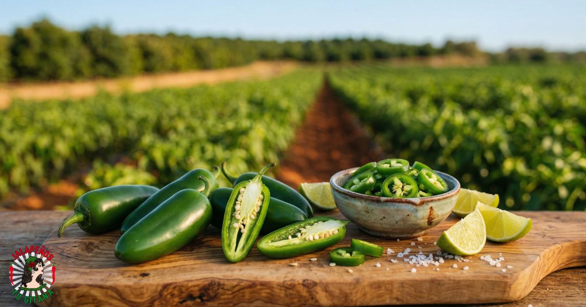 Chile jalapeño mexicano auténtico cultivado en Valencia España