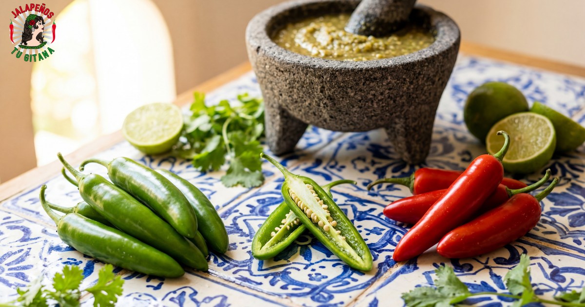 Chile serrano mexicano auténtico cultivado en Valencia - Jalapeños Tu Gitana
