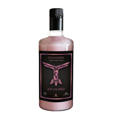 Crema de Tequila Los 3Acuerdos Fresa 70cl