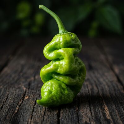 Hulk Reaper fresco — variedad exclusiva de chile superpicante creada por Jalapeños Tu Gitana en Valencia